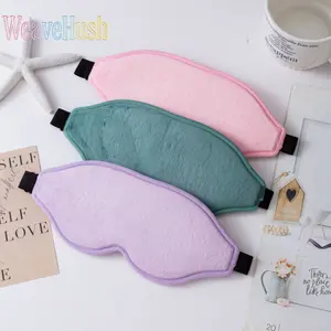 2026 New Plush 3D Sleep Eye Mask, 3D Stereo No-Pressure Design, Fully Light Blocking Blackout Blindfold, Adjustable Strap for Perfect Fit, Ultra Soft Warm Plush Material, Ideal for Travel, Office Lunch Break & Night Sleep for Men and Women