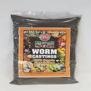 212 MAIN Readi Soil RSWC5 100% Organic Worm Castings (5 lbs) - Garden Potting Soil, Plant Rooting Mixture, Organic Potting Soil