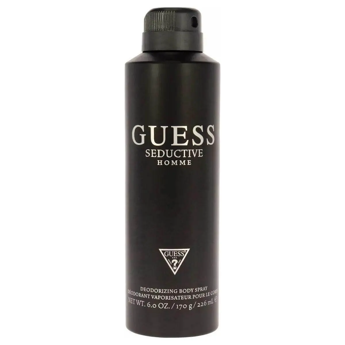 GUESS Seductive Homme Deodorant Body Spray for Men, Woody Scent with Vanilla, Pink Pepper & Patchouli, Liquid Fragrance, Single Item, 6.0 oz, Male, 3 To 3.9 Fl Oz, Smelling Good, Signature Scent