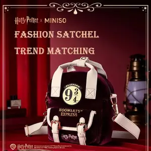 Harry Potter x MINISO Platform 9 ¾ Magic Crossbody & Handheld Bag - A New Choice For Stylish Outings, School, Work
