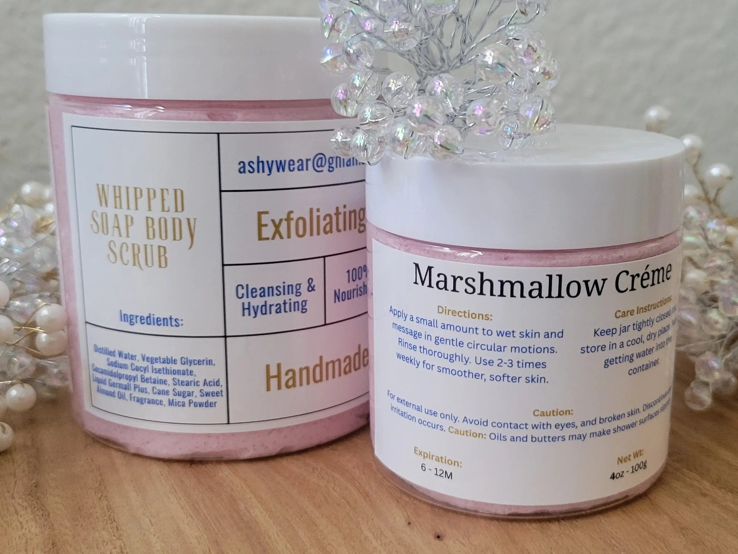 Whipped Soap Body Scrub, Beauty & Personal Care Bath & Body Care Exfoliating Scrub for Smooth Skin