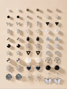 Cute Mixed Shaped Earrings, Fashionable Jewelry for Women & Girls, Trendy All-match & Exquisite Jewelry for Birthday Gift