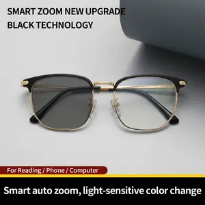 XYJ-C-Golden-Progressive Reading Glasses-Anti-Blue Light, UV Protection | Perfect for Work, Travel & Everyday Comfort