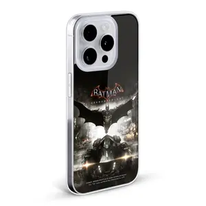 Head Case Designs Batman Arkham Knight Graphics Key Art Soft Gel Case for Apple iPhone 15