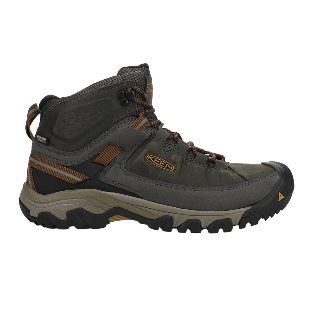 Keen Mens Targhee Iii Waterproof Wide Hiking Sneakers Shoes - Brown, Grey