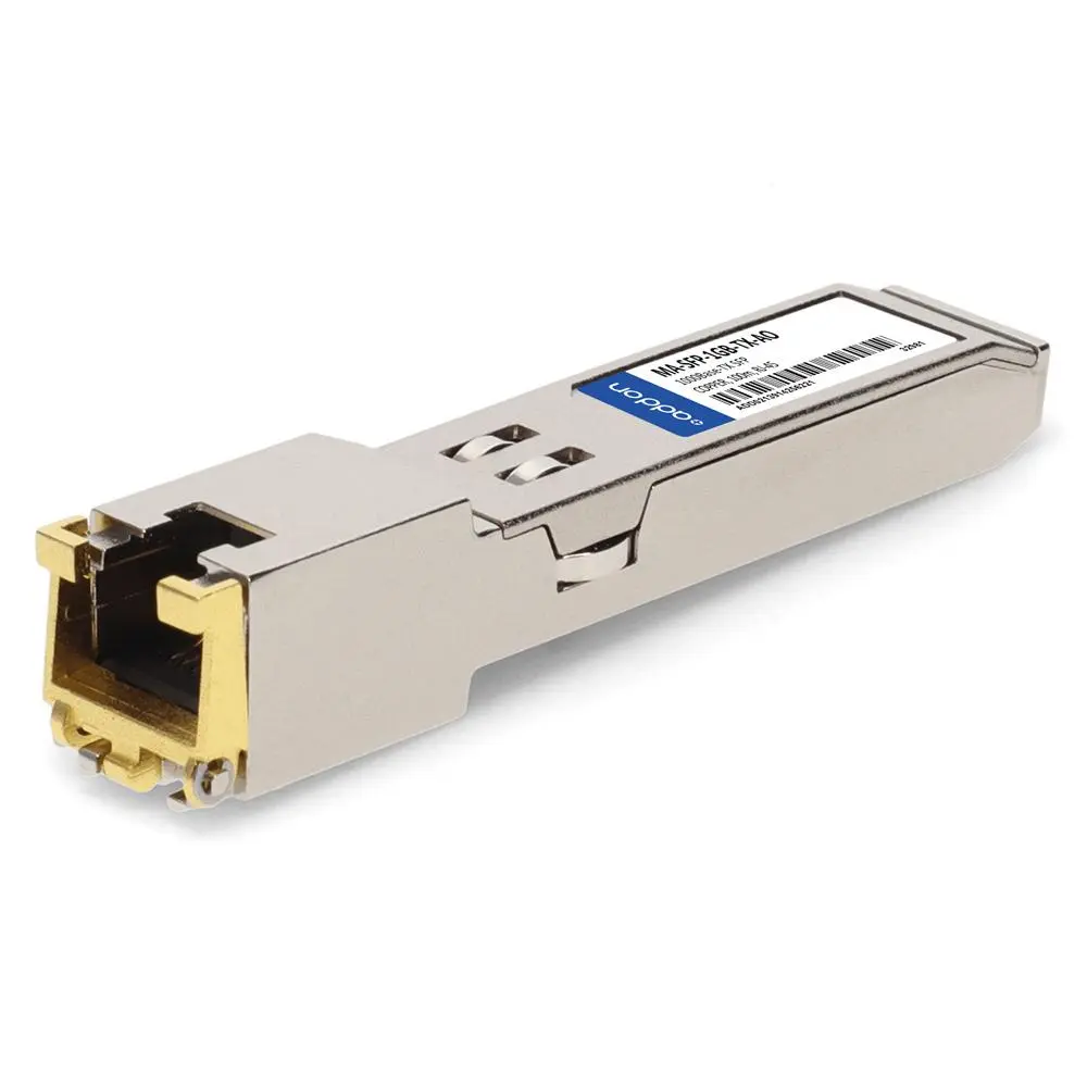 Cisco Meraki MA-SFP-1GB-TX Compatible TAA 10/100/1000Base-TX SFP Transceiver (Copper, 100m, RJ-45)