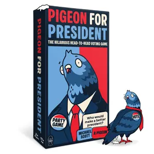 PIGEON FOR PRESIDENT – The World’s Most Ridiculous Debates | 250 Characters, 100 Hilarious Scenarios | Party Game for Adults, 2+ Players, Ages 17+, 30+ Minutes