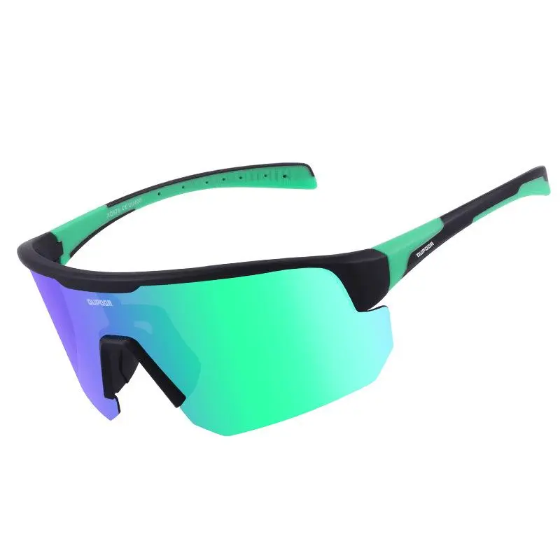 Polarized Unisex Cycling Sunglasses - UV400 Lenses, Adjustable Nose Pads, Windproof, Glare-Reducing, Face Contour-Fitting, Sporty Eyewear for Athletes, Mountain Bikes, 1 Size Accessories
