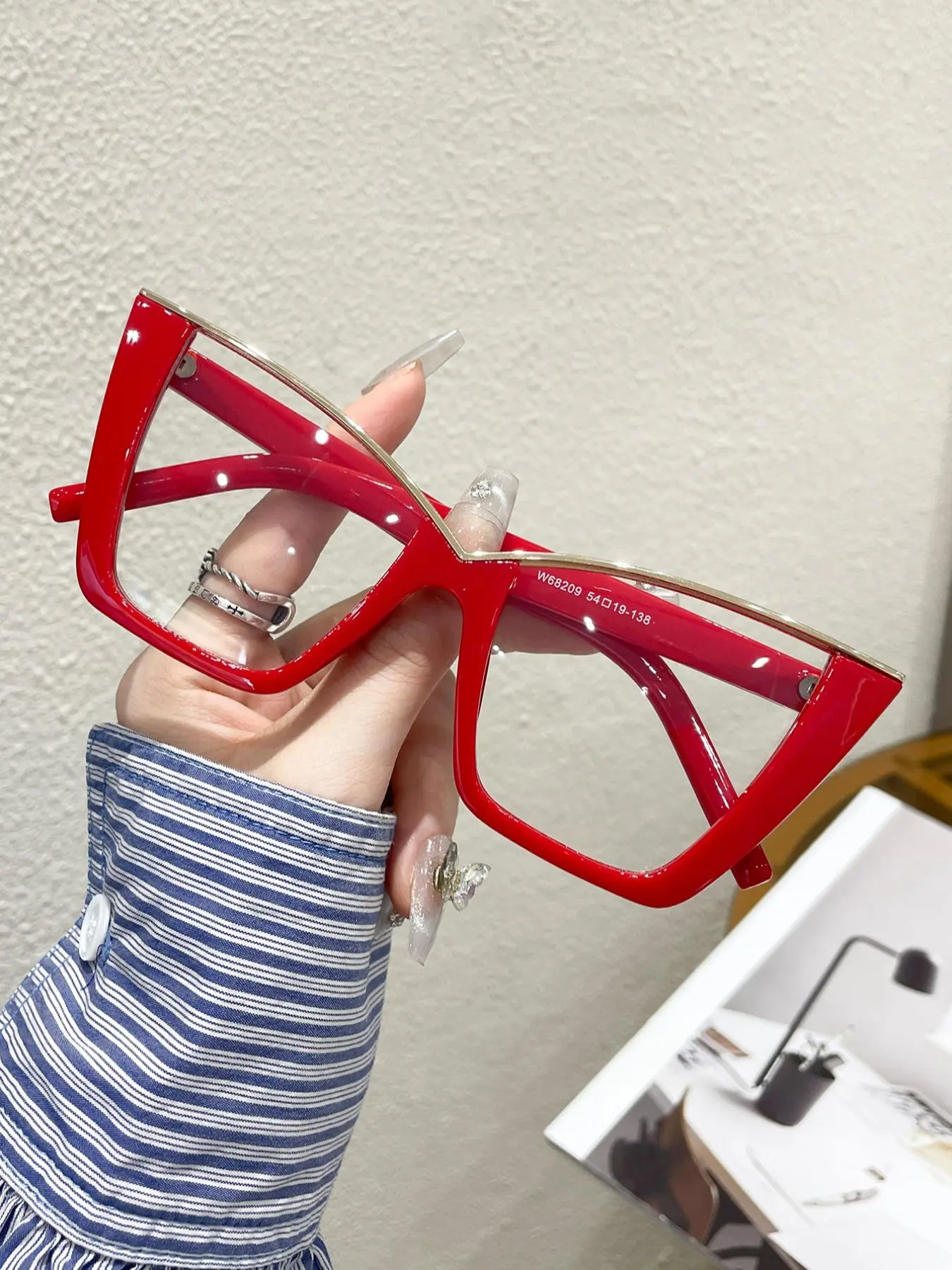 Vintage Cat Eye Frame Eyeglasses, Trendy Anti-blue Light Eyeglasses for Women & Men, Fashion Eyeglasses for Work, Daily Clothing Decor, Fashionable Frames Glasses, Stylish Glasses