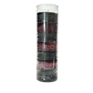 7X Reversible Candle Breaks Witchcraft Cleanses & Sends Negativity Back - Black and Red Design prayer candle prayer Candles Decor Light