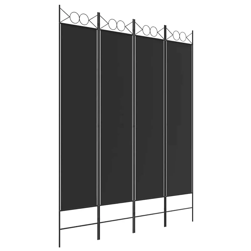 vidaXL Room Divider Folding Partition Privacy Screen for Home Office Fabric 3015996