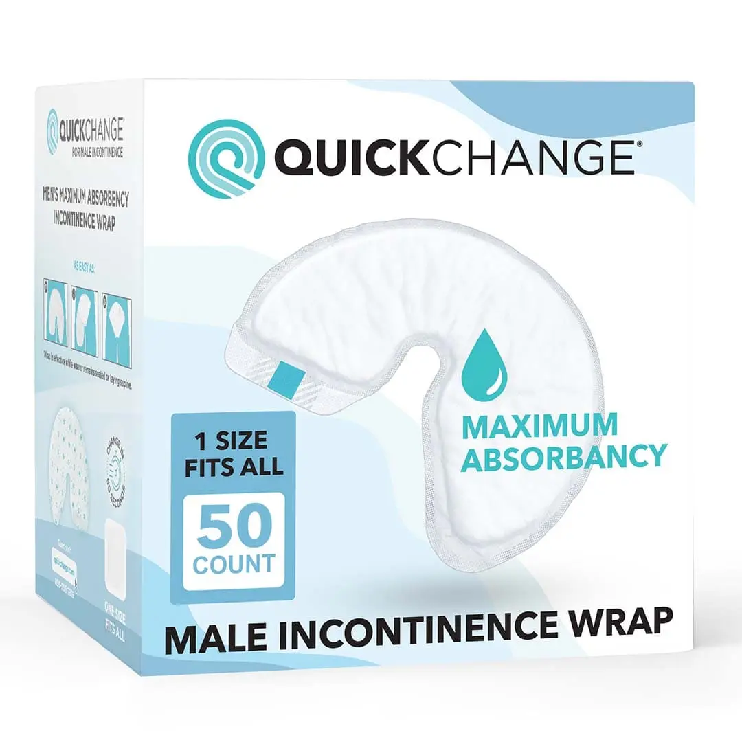 QuickChange Men's Incontinence Wrap | 50 Count
