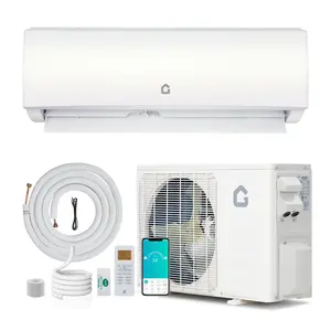 Garvee 9000 BTU Mini Split AC/Heating System, 19 SEER2 115V WIFI Enabled Energy Efficient Mini Split Air Conditioner,Wall-Mounted Split AC Unit,Cools Up to 450 Sq.Ft, Heat Pump & Installation Kits
