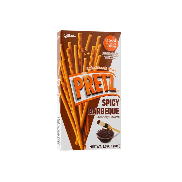 Spicy Barbeque Pretz - Baked Pretzel Sticks