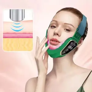 Women's Electric V-Shaped Face Shaping Device LED Color Facial Massager Beauty Instrument, Dual Chin Reducer, New Condition, Facial Machine