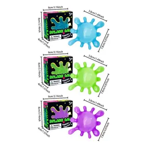 Plastic Pinching Ball Stress Relief Tool Maltose Decompression Toy Pressure Relief Ball Soft Skin Friendly Durable Party Gift