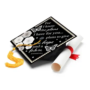 For I Know the Plans I Have for You 2 Graduation Cap Topper