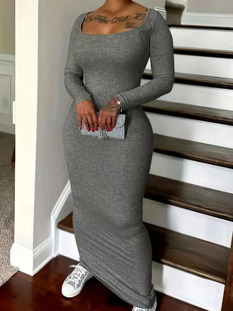 slim fit dress slacks Double Layers Cotton Sexy Bodycon Dress Women Autumn Winter Backless Slim  Elastic Push Up Bandage