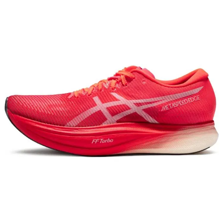 ASICS Metaspeed Edge+ Diva Pink Comfort Low Top Running Shoes Unisex Red 1013A116-700