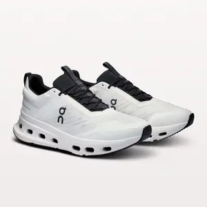 On Men's Cloudnova X Gym Workout Shoe, White & Black