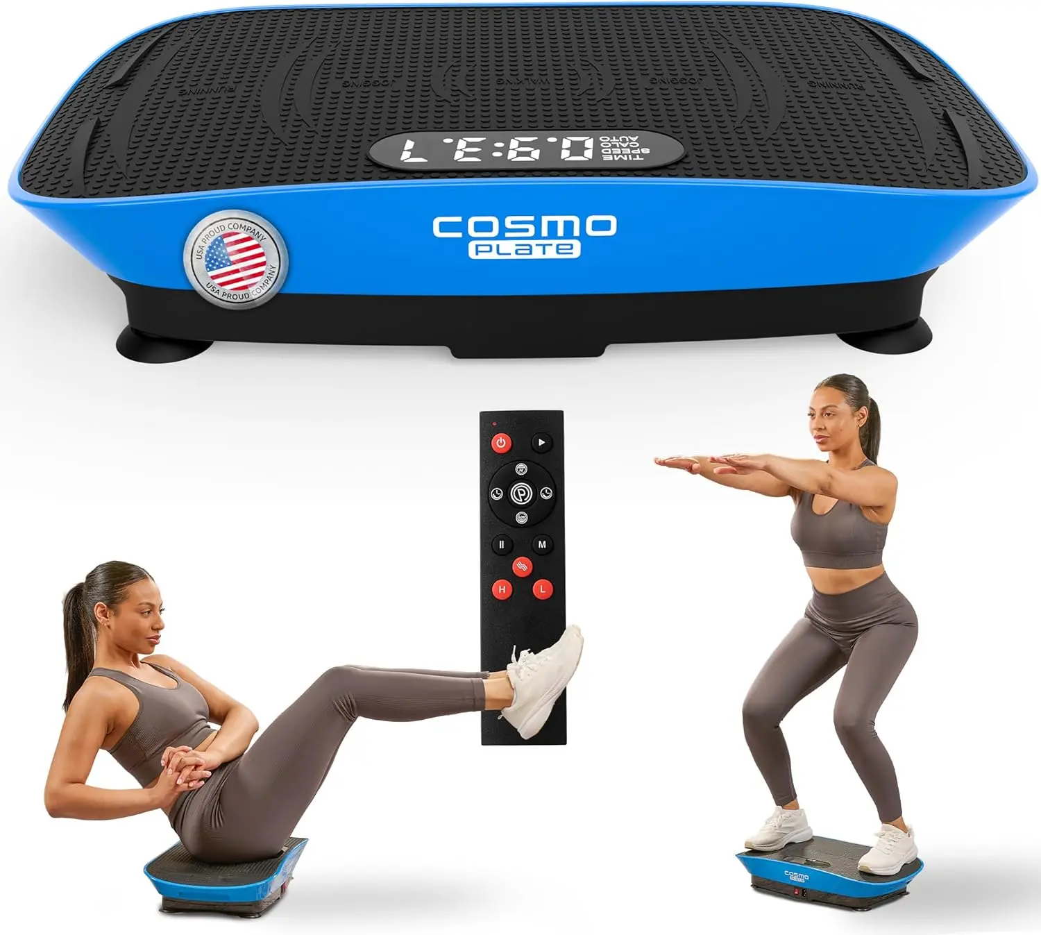 Lifepro Cosmo Plate Vibration Plate - Whole Body Platform with 10 Speed Levels