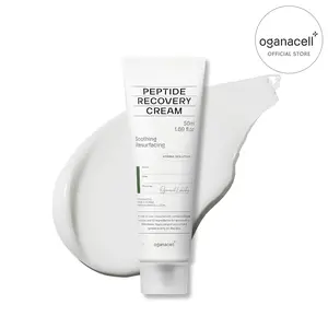 Oganacell Peptide Face Cream (1.69fl oz) Intensive Hydration with Ceramide NP and Shea Butter, Moisturizer