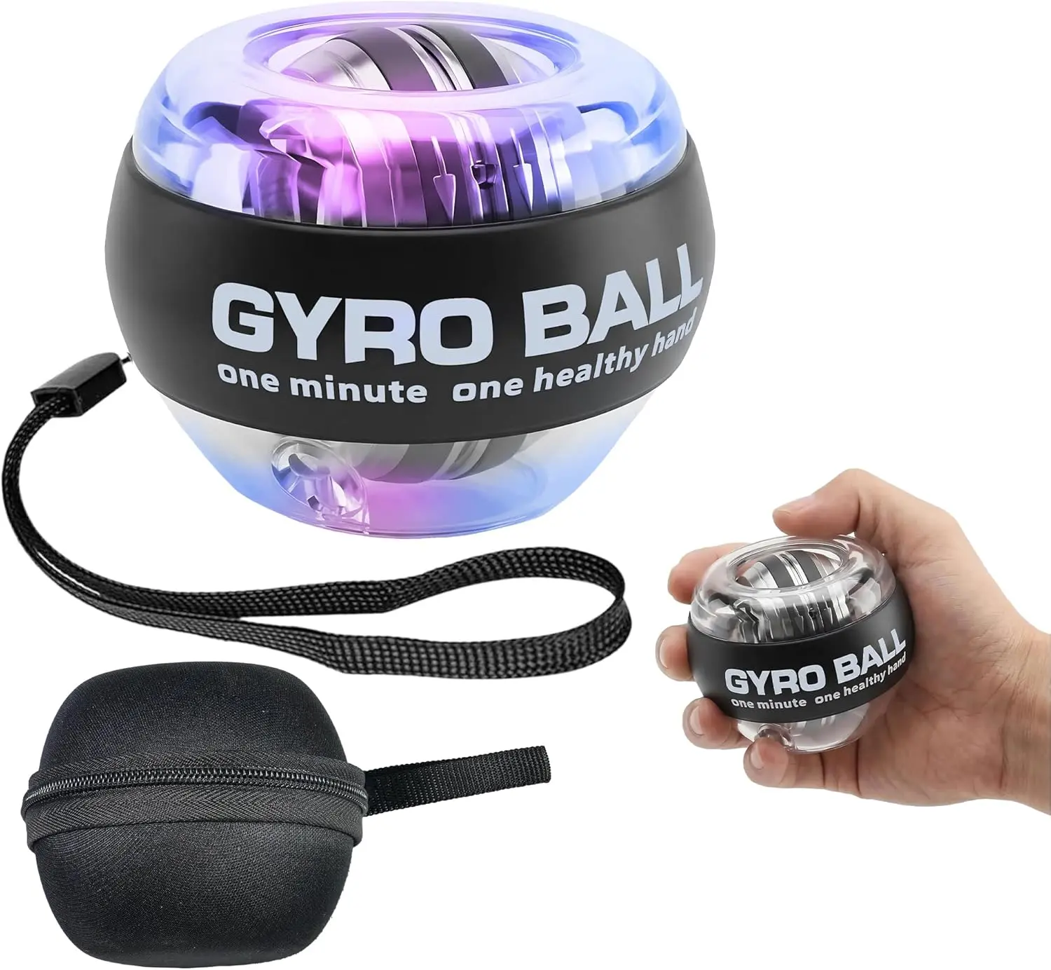Wrist Power Gyro Ball with Counter – Hand Exerciser for Grip Strength, Arm Training & Daily Fitness