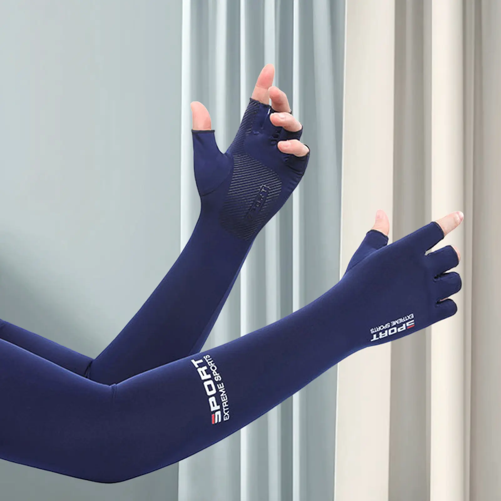 Ice Silk Outdoor Armsleeve - Cooling Sun Shield, Anti-UV, Breathable, Stretchy UV Protection Arm Cover for Cycling, Running - DIY Bag Accessory, Cooling Arm Covers, Outdoor Arm Sleeve