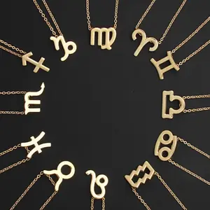Zodiac sign necklace