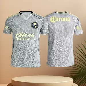25 26 Mexico LIGA MX Club America 3rd Away Short Sleeve Soccer Jersey Fans Version Breathable