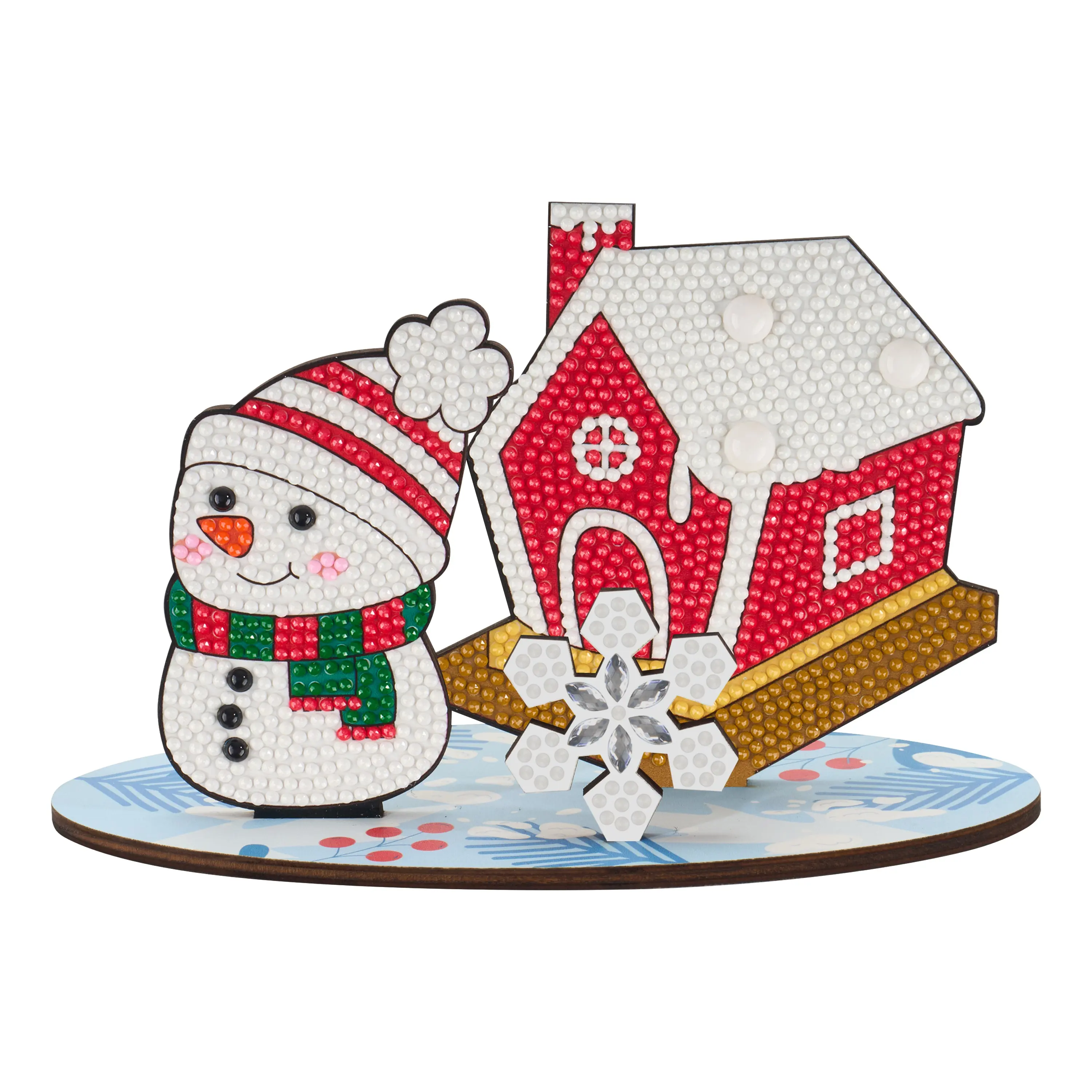 Diamond Art Club® Sparkle Scenes - Let It Snow Diamond Painting Kit