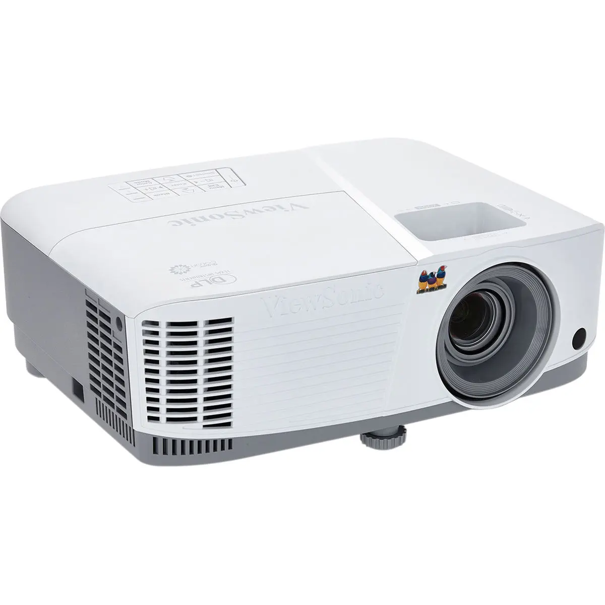 ViewSonic PA503W WXGA 3D DLP Projector - 1280x800 Resolution, 3600 ANSI Lumens, Audio-Compatible, Wheel-Equipped Home Office Projector