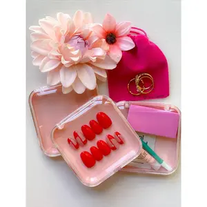 Travel Compact Storage Box | Nail Organizer | Accessories Set