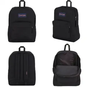 CocoRuta SuperBreak One Backpacks - Durable, Lightweight Bookbag with 1 Main Compartment, Front Utility Pocket with Built-in Organizer - Premium Backpack, Black