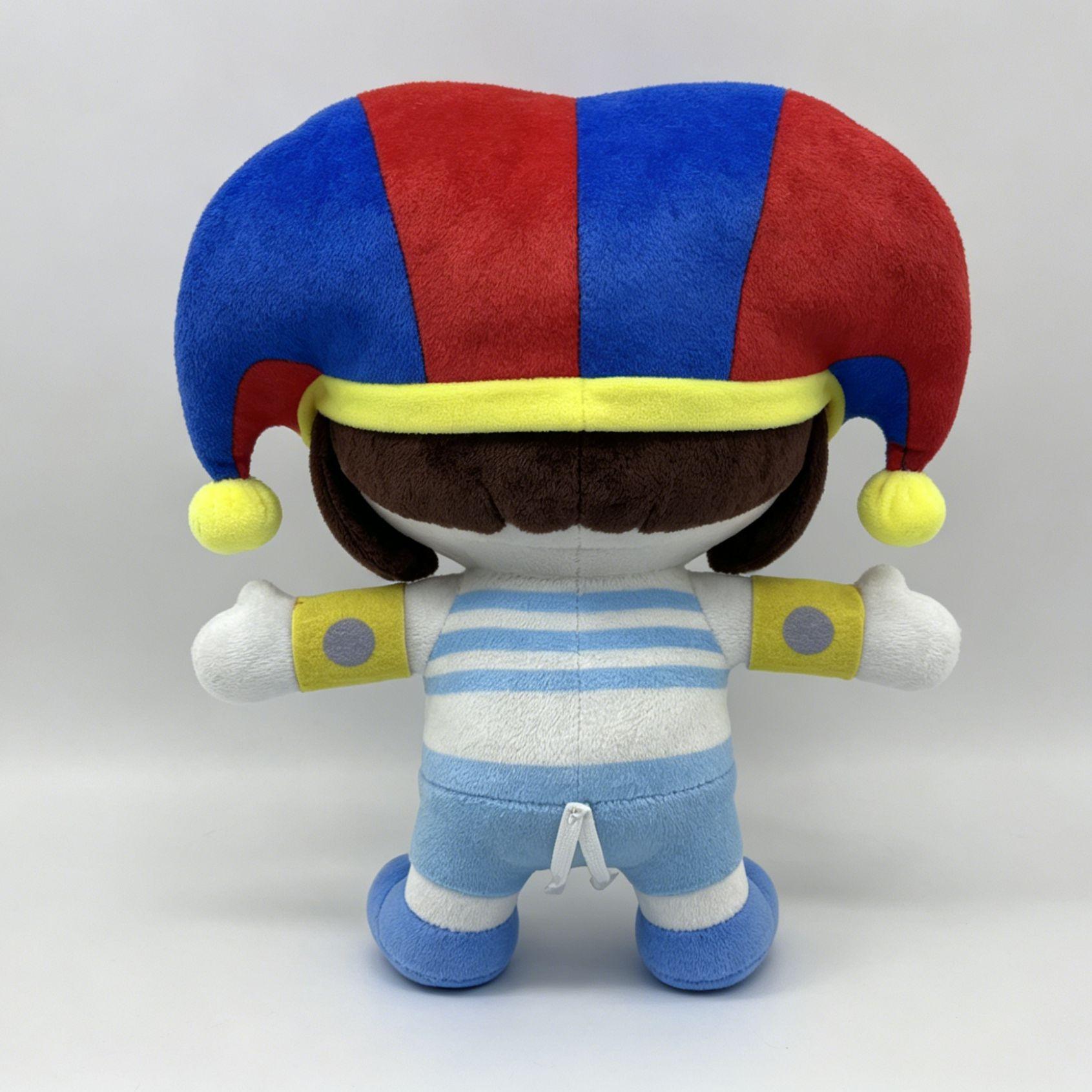 The Amazing Digital Circus Pomni Plush Toy, Soft Stuffed Pomni Plushie Doll, Cute Cartoon Character Collectible Plush for Kids & Fans