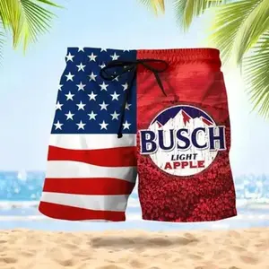 Mens Apple-Inspired Beach Shorts – Lightweight & Breathable Summer Swim & Casual Shorts for Men