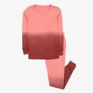 Leveret Kids Two Piece Cotton Pajamas Tie Dye Pink 6 Year