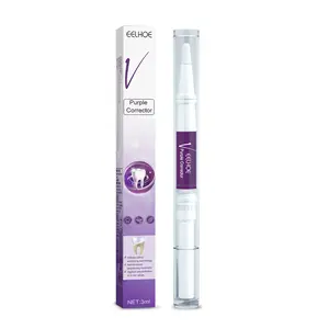 2PCS EELHOE V34 Purple Dental Pen Oral Cleaning, Removing Stains And Brightening Teeth Oral Care Dental Pen 794567