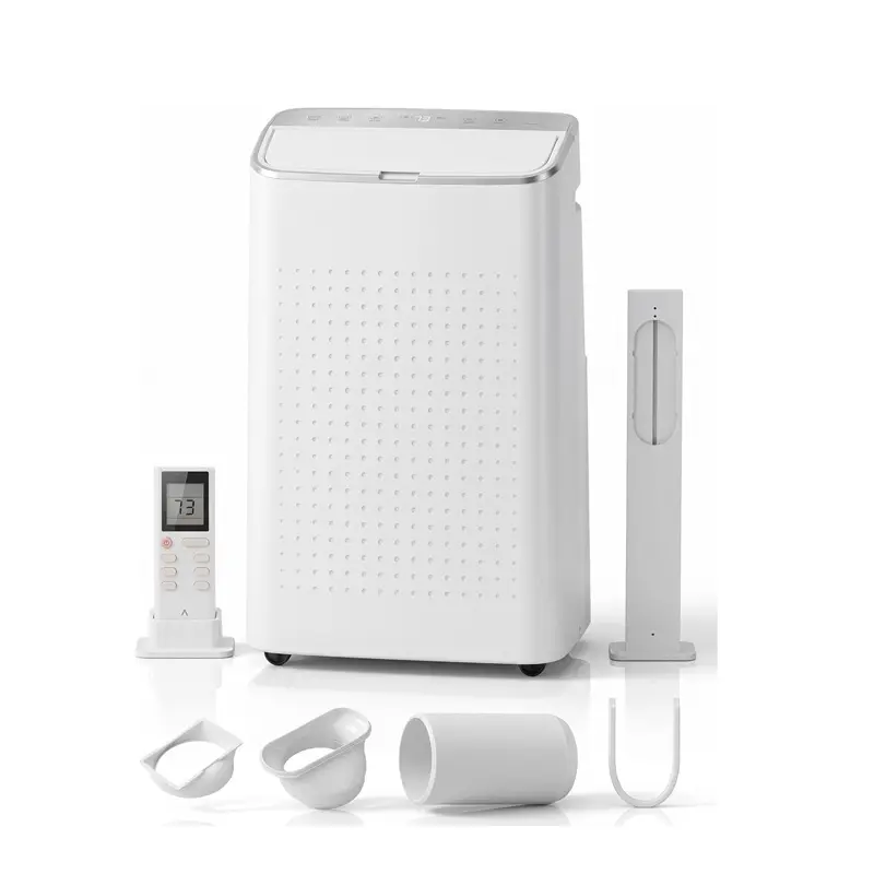 15000 BTU Portable Air Conditioner for Large Room (Cools 850 Sq ft), 3-in-1 AC Unit with Dehumidifier, Secure Hose & No-Drill Window Kit Included, Self-Evaporating, Quiet 53dB Sleep Mode