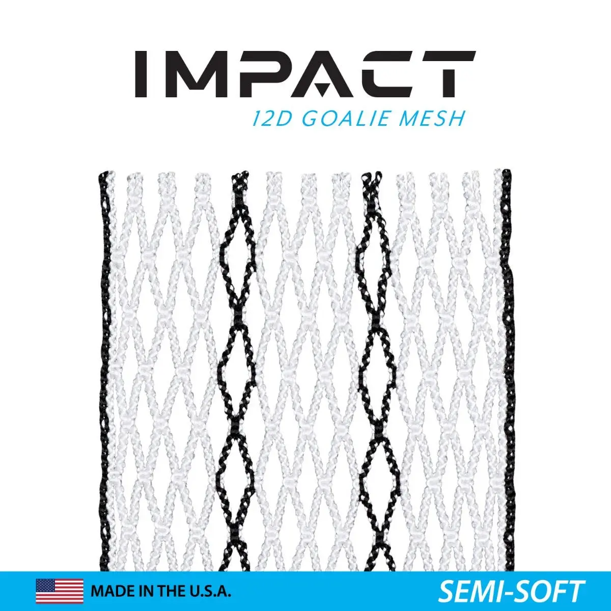 ECD Impact Striker 12D Goalie Mesh - Semi-Soft