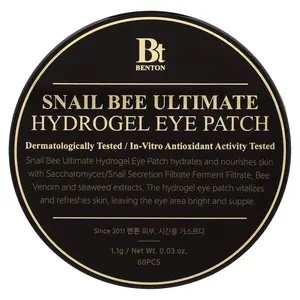 Benton Snail Bee Ultimate Hydrogel Eye Patch, 60 Pieces