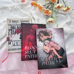 Bloody Slutty & Pathetic Hardcover Dramione Set | Dark Romance Fanfiction Book | BookTok Viral | Draco Hermione AU | Collector Edition