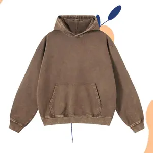 Mens Hoodies Vintage Oversized Hoodie Acid Wash Couples Cotton Pullover Hoodies for Men Streetwear Sweatshirts