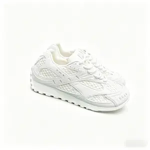Retro Mesh Sneakers for Men and Women, Breathable Chunky Trainer with Thick Sole, Lightweight Casual Sports Shoes