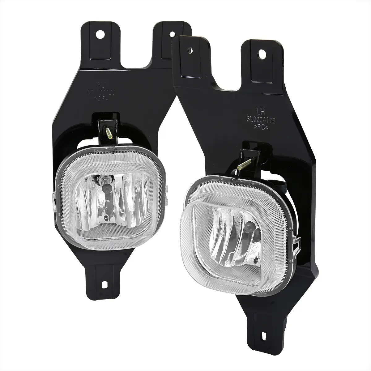 1999-2004 Ford F-250/F-350/Excursion H10 Fog Lights w/ Switch & Wiring Harness (Chrome Housing/Clear Lens)