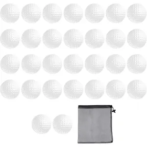 40 Pack Foam Golf Practice Balls - Realistic Feel and Limited Flight Training Balls for Indoor or Outdoor