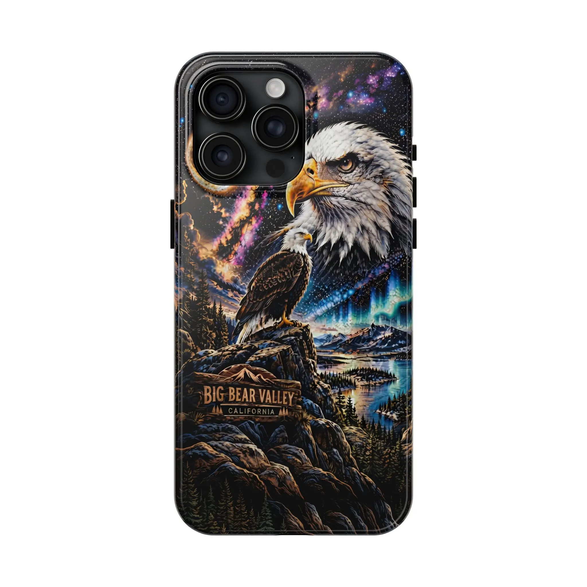 Eagle Phone Case For iPhone| Big Bear Valley California Mountain Eagle Design | Wildlife Nature Phone Cover | Nature Lover Gift