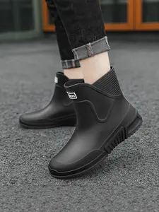 Outdoor Life Partner: Unisex All-Season Short Rain Boots, Waterproof Wellington Boots, Premium Anti-Slip Performance, Kitchen & Fishing Needs, Fashionable and Practical Footwear