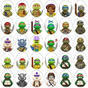 K2206 K2207 K2208 K2209 K2210 TMNT Teenage Mutant Turtles Puzzle Toy Anime Mini Action Figures Tosys popular