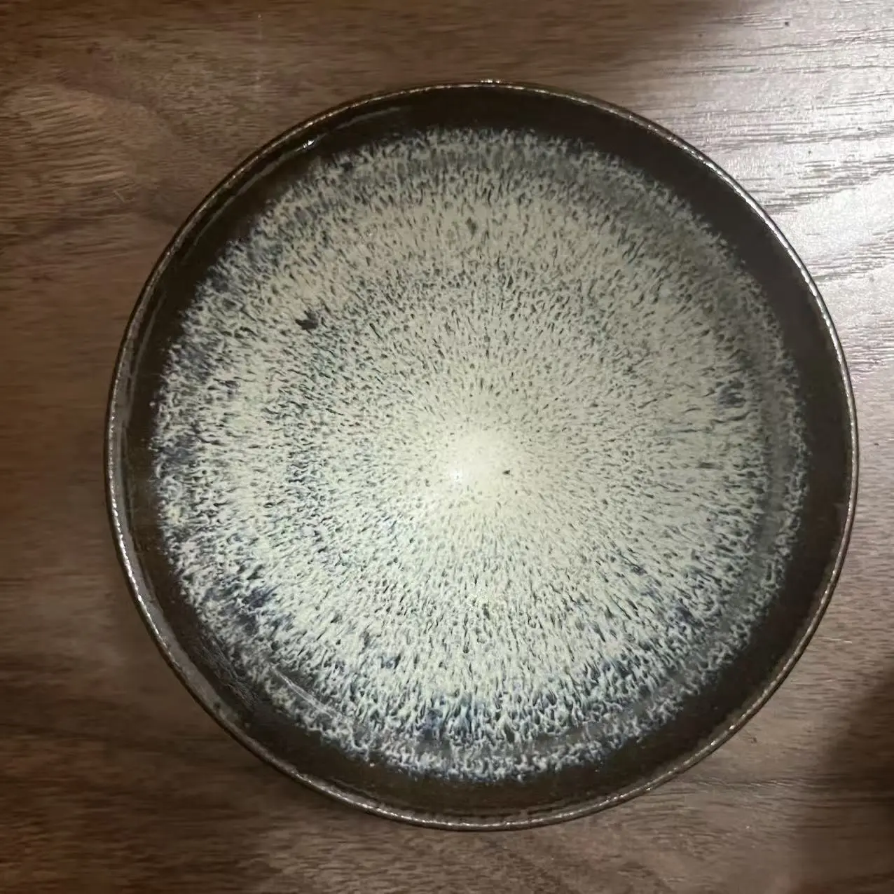 - ： Handmade Jian Zhan Teacup, Kiln Change Glaze,Traditional Ceramic Tea Bowl